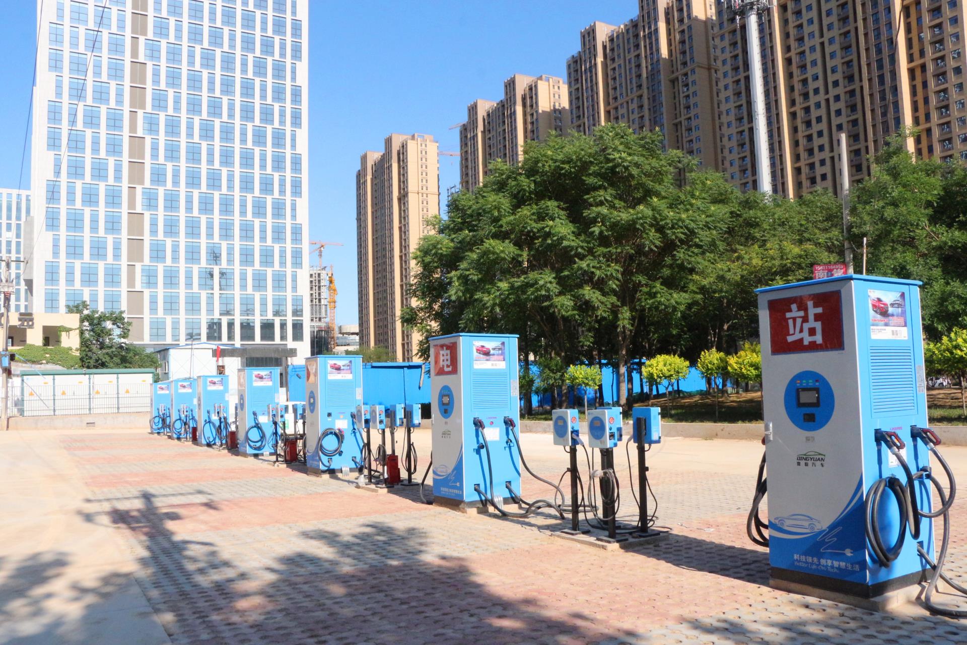 ag官方电子平台电气石家庄南焦客运汽车充电站项目